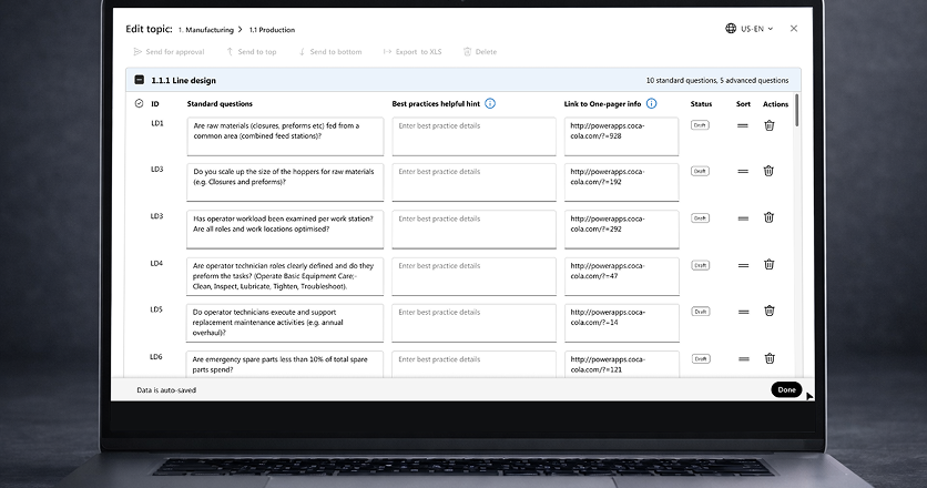 Content creation interface screenshot
