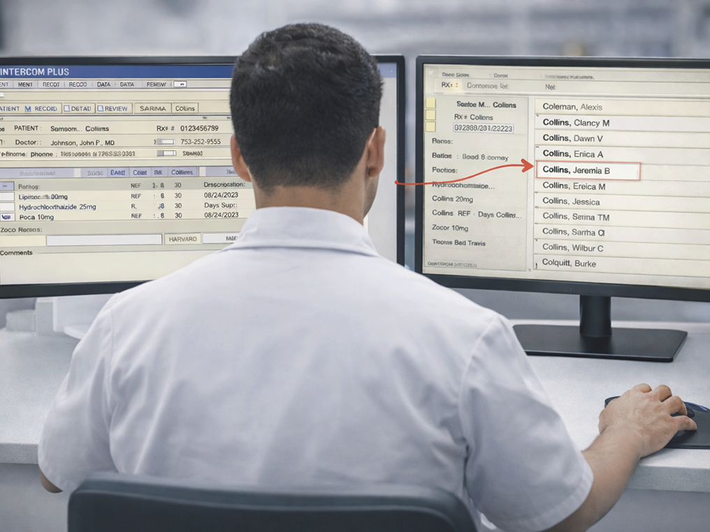 Fragmented pharmacy workflow across disconnected applications